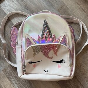 OMG Accesories Unicorn Kids Backpack - Pink and White